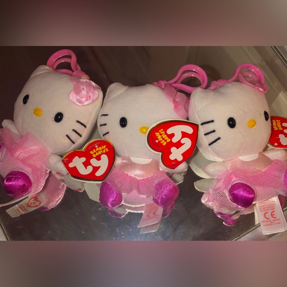 TY beanie babies hello kitty ballerina